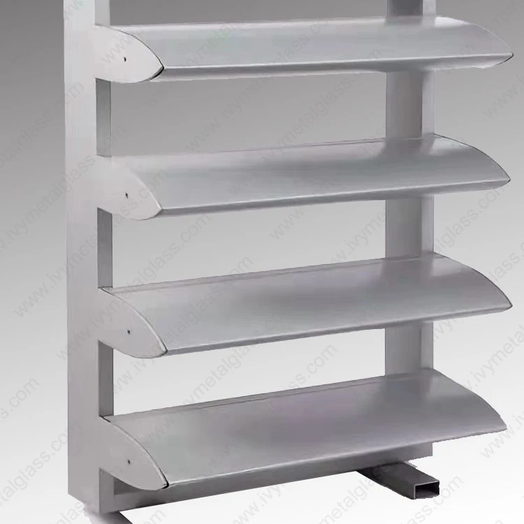 Fasta spjällfönster i aluminium