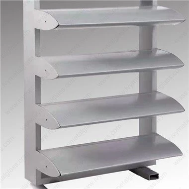 Fasta spjällfönster i aluminium