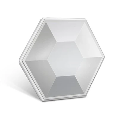 Takplattor i vit aluminium