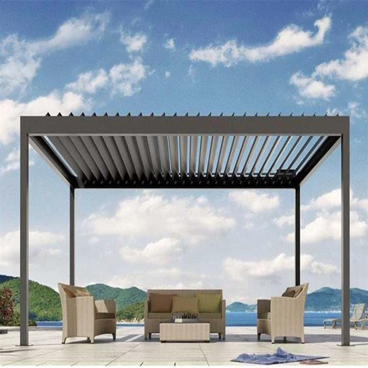 Vattentät jalusitaksystem Aluminium Pergola