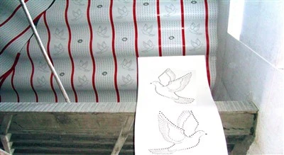 Mönster Konstnärlig Väggdekor Beklädnad Paneler Perforerad aluminium takpanel